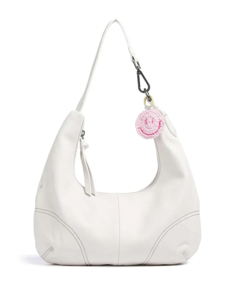 FredsBruder Shoulder Bags|Hobo Bags-Take A Smile Hobo bag sheepskin leather