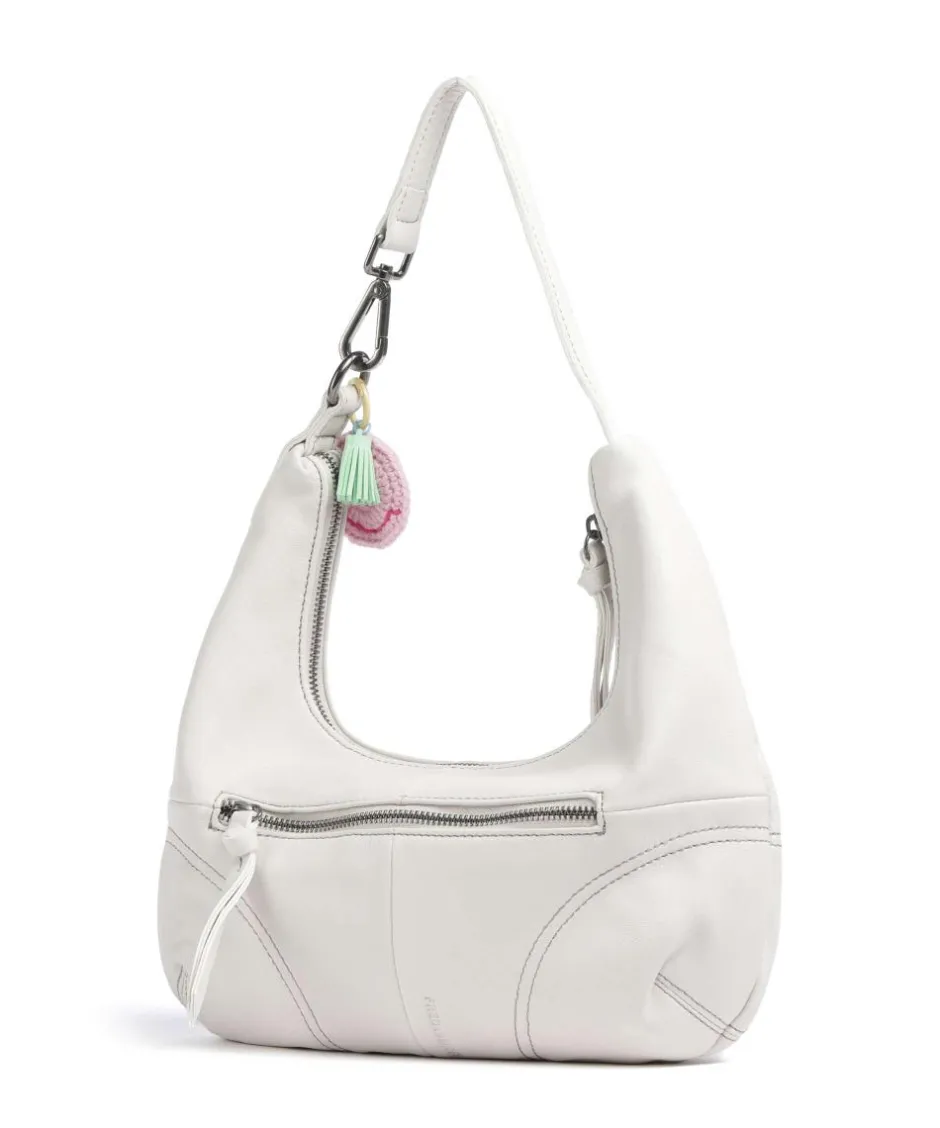 FredsBruder Shoulder Bags|Hobo Bags-Take A Smile Hobo bag sheepskin leather