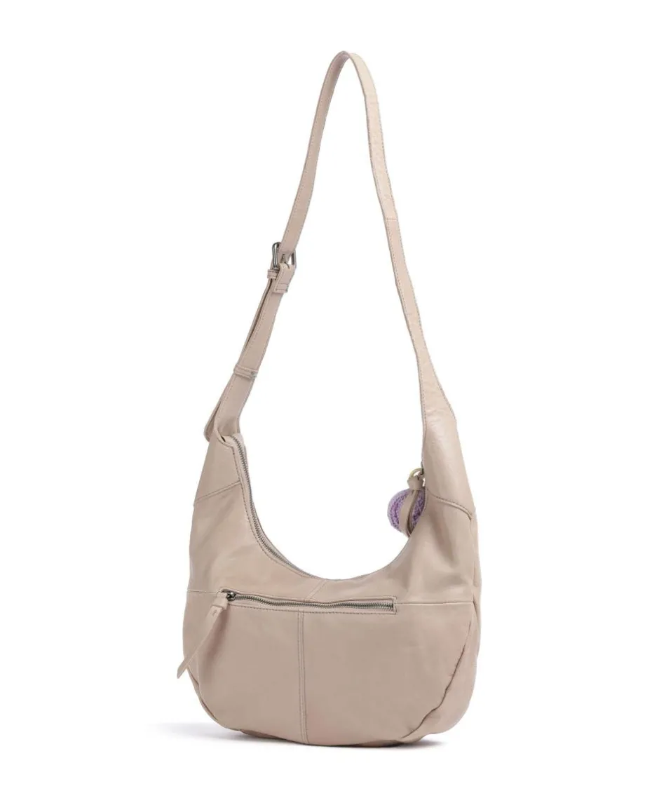 FredsBruder Shoulder Bags|Hobo Bags-Take A Smile Hobo bag sheepskin leather