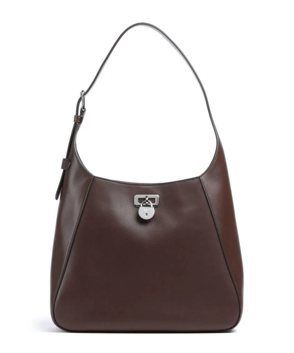 Lauren Ralph Lauren Shoulder Bags-Tanner Large Shoulder bag fine grain cow leather
