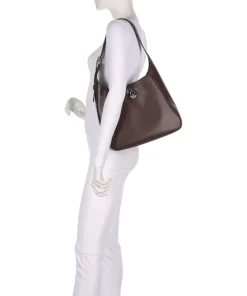 Lauren Ralph Lauren Shoulder Bags-Tanner Large Shoulder bag fine grain cow leather