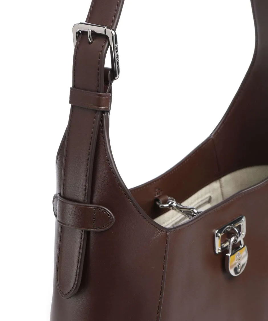 Lauren Ralph Lauren Shoulder Bags-Tanner Large Shoulder bag fine grain cow leather
