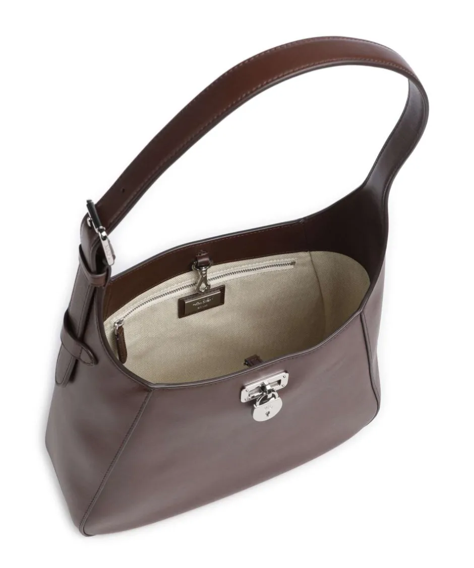 Lauren Ralph Lauren Shoulder Bags-Tanner Large Shoulder bag fine grain cow leather