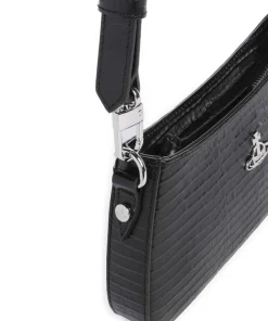 Vivienne Westwood Clutch & Evening Bags|Shoulder Bags-Tasha Embossed Croc Mini Shoulder bag embossed calfskin
