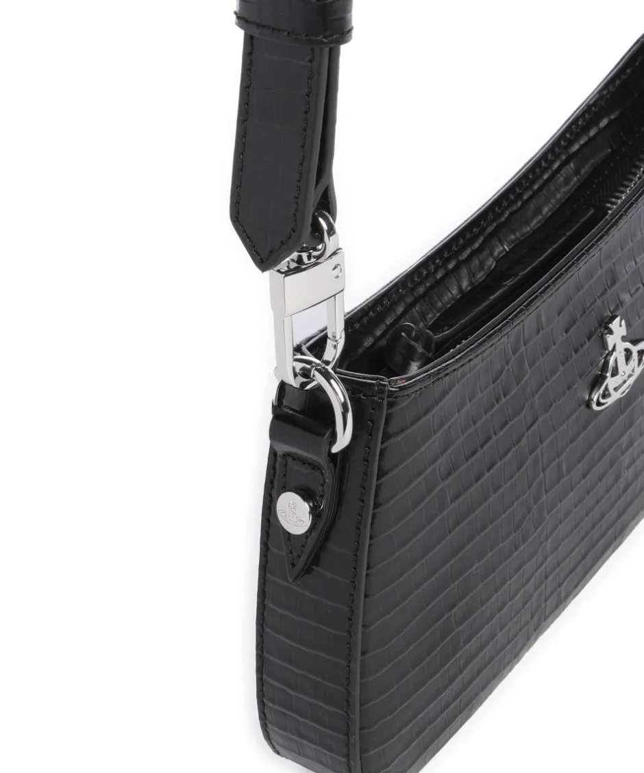 Vivienne Westwood Clutch & Evening Bags|Shoulder Bags-Tasha Embossed Croc Mini Shoulder bag embossed calfskin