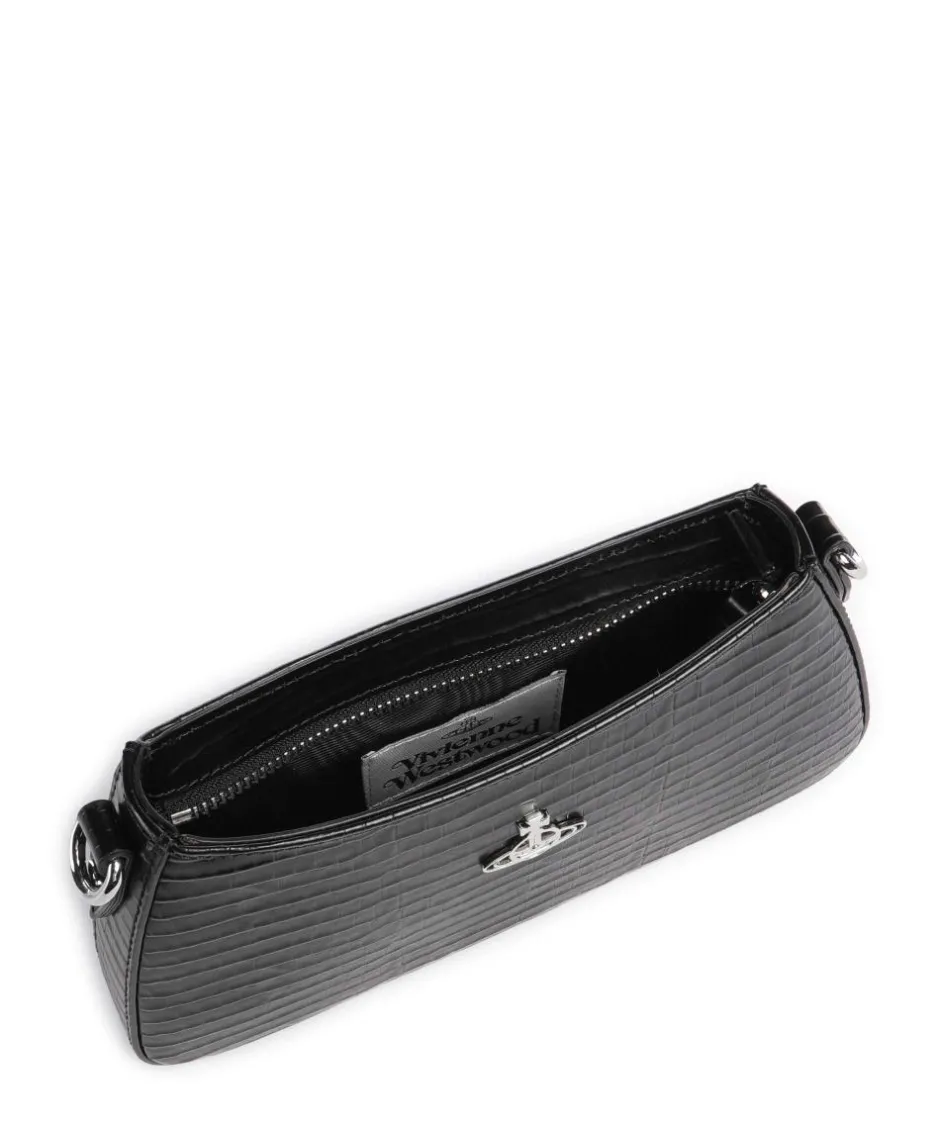 Vivienne Westwood Clutch & Evening Bags|Shoulder Bags-Tasha Embossed Croc Mini Shoulder bag embossed calfskin