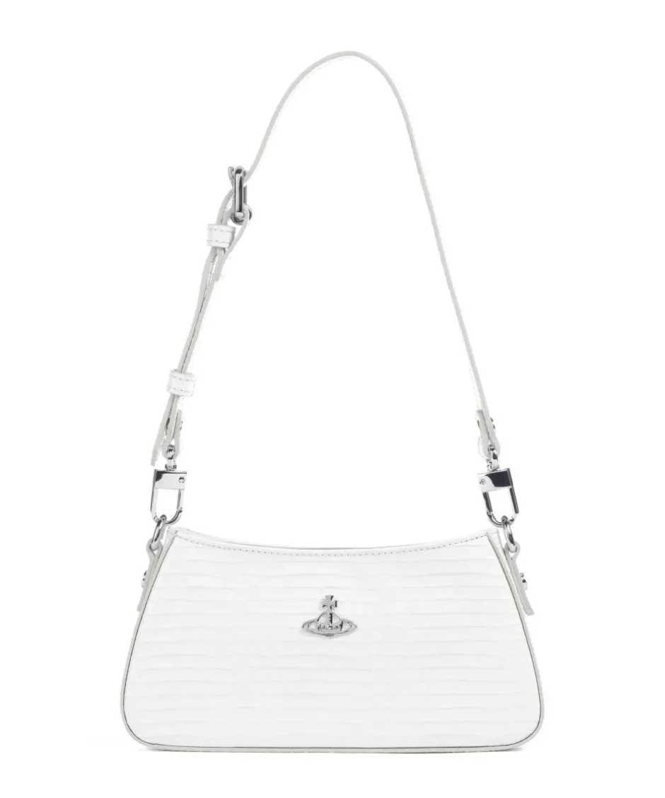 Vivienne Westwood Clutch & Evening Bags|Shoulder Bags-Tasha Embossed Croc Mini Shoulder bag embossed calfskin