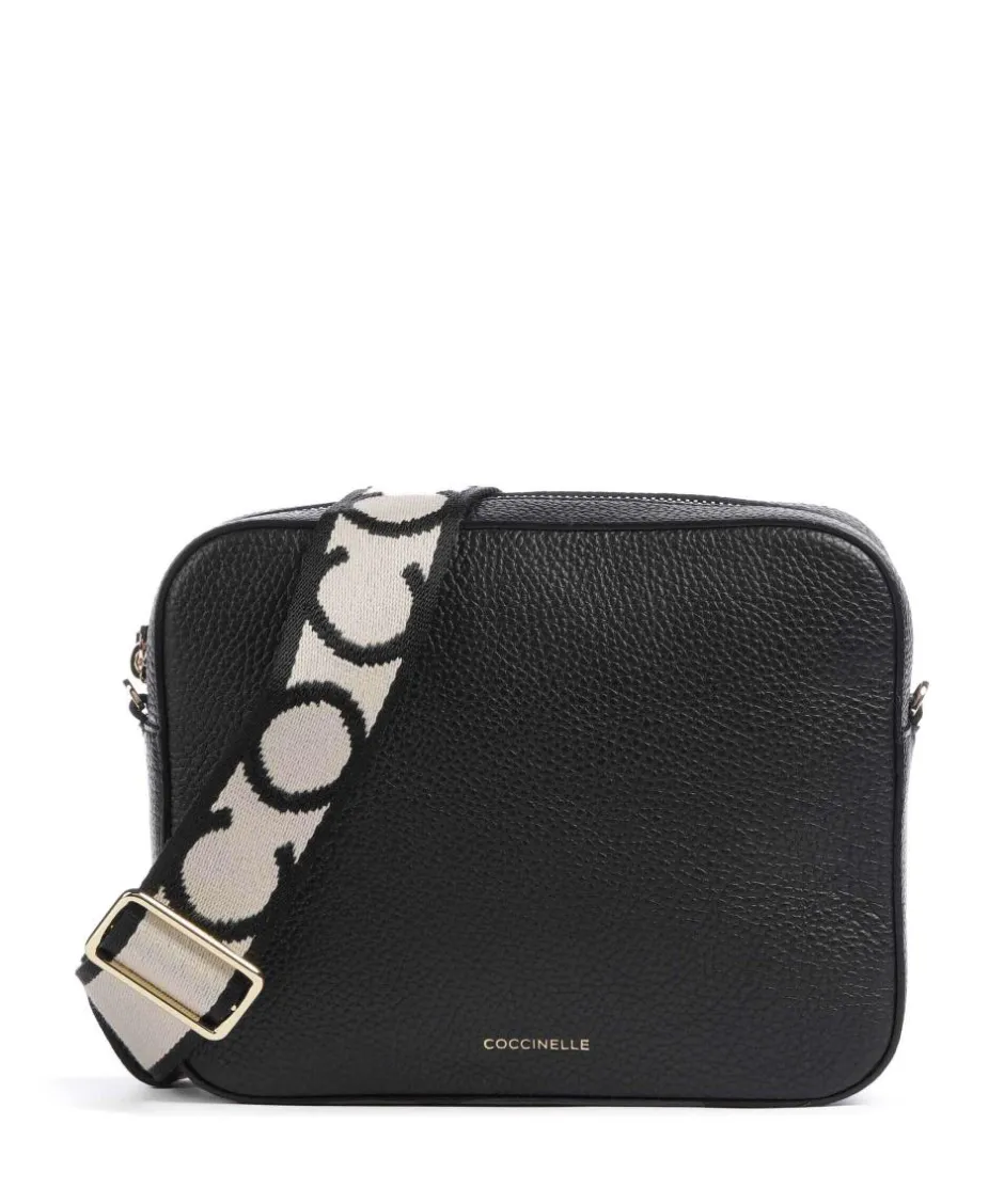Coccinelle Crossbody Bags-Tebe Crossbody bag grained leather