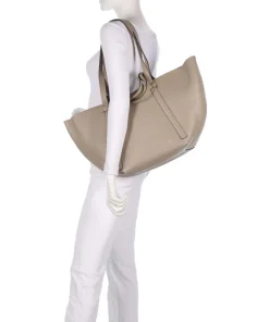 Abro Tote Bags|Handbags-Tekla Cosmo Large Tote bag grained leather