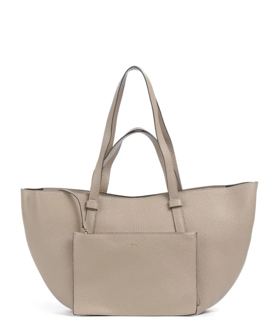 Abro Tote Bags|Handbags-Tekla Cosmo Large Tote bag grained leather