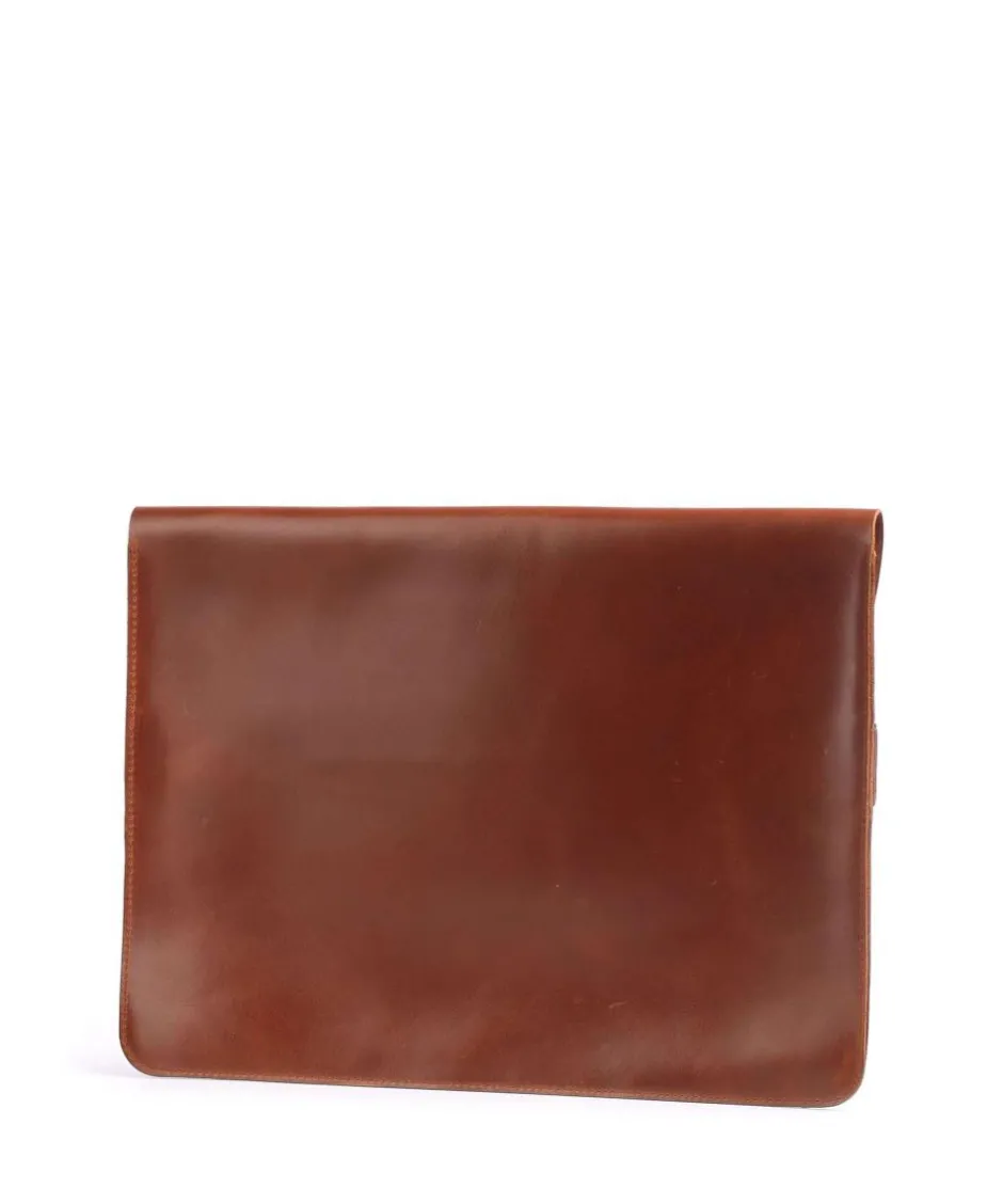 Buckle & Seam Business- & Laptop Bags-Terra Laptop case 13″ smooth cow leather