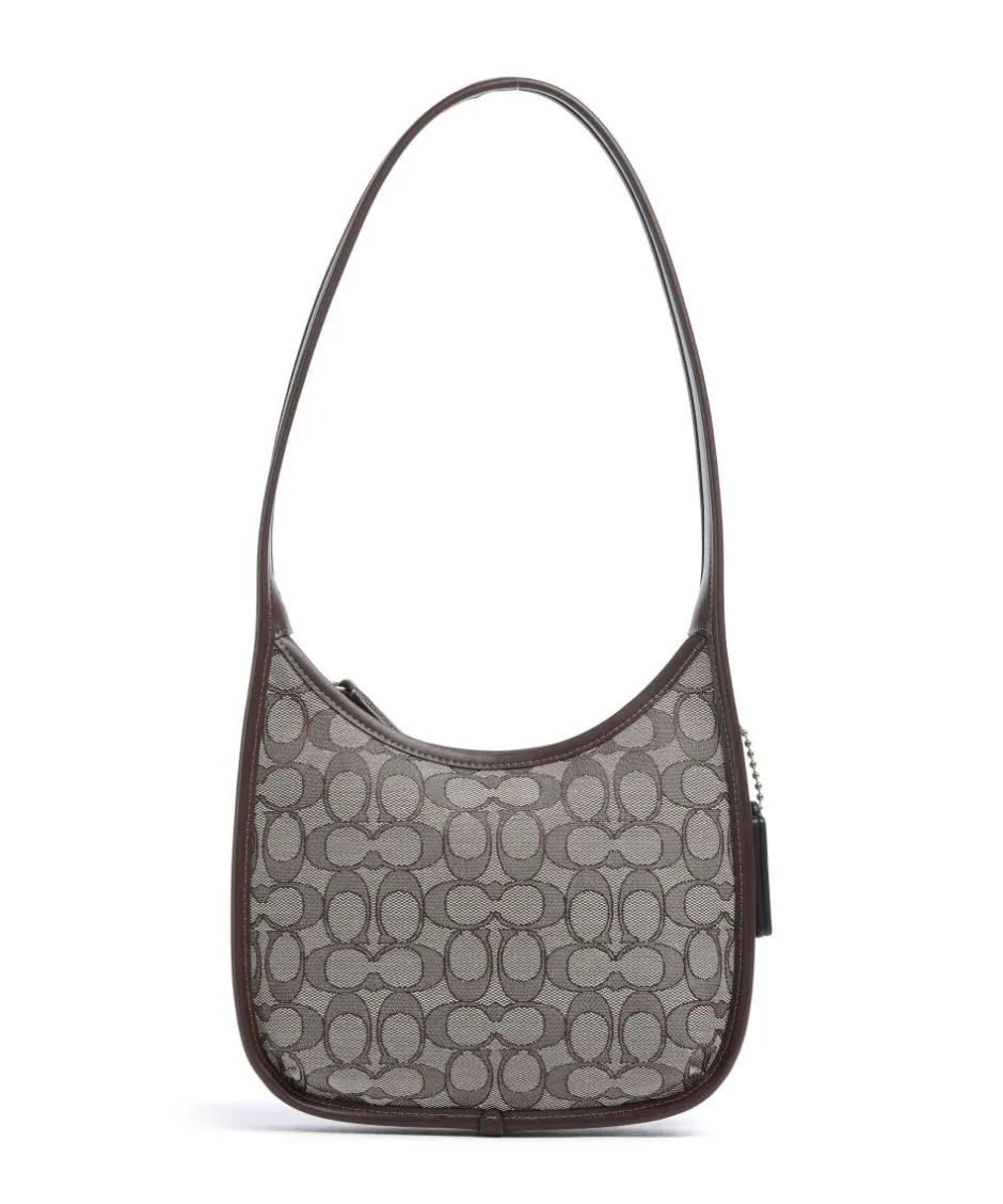 Coach Shoulder Bags-The Originals Curve Signature Jacquard Shoulder bag canvas