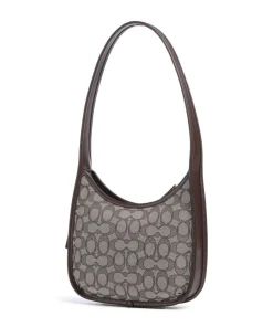 Coach Shoulder Bags-The Originals Curve Signature Jacquard Shoulder bag canvas