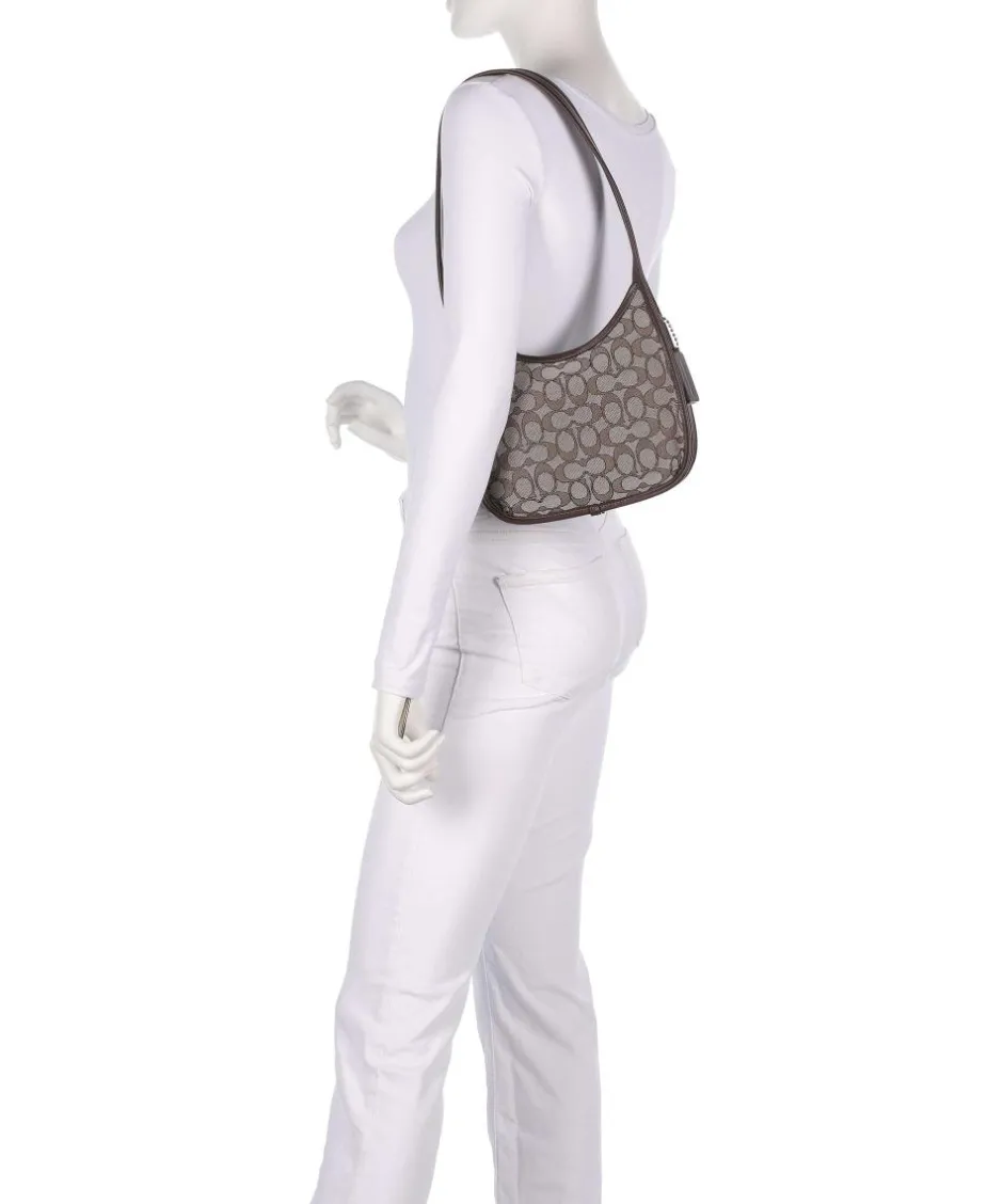 Coach Shoulder Bags-The Originals Curve Signature Jacquard Shoulder bag canvas