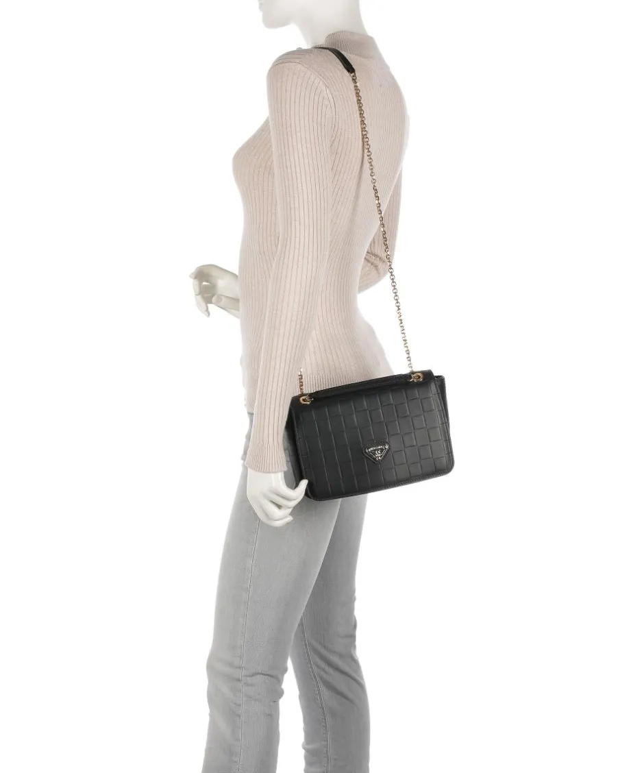 Maison Mollerus Shoulder Bags|Crossbody Bags-Tile Biasca Shoulder bag softly grained calfskin