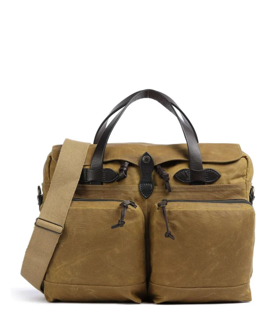 Filson Business- & Laptop Bags-Tin Cloth 24 Hour Briefcase 15″ cotton