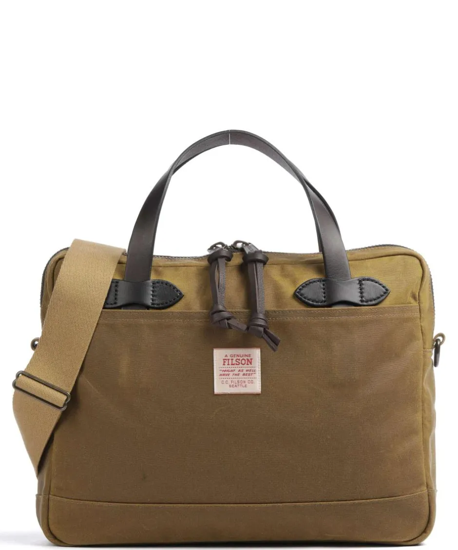 Filson Business- & Laptop Bags-Tin Cloth Briefcase 15″ cotton