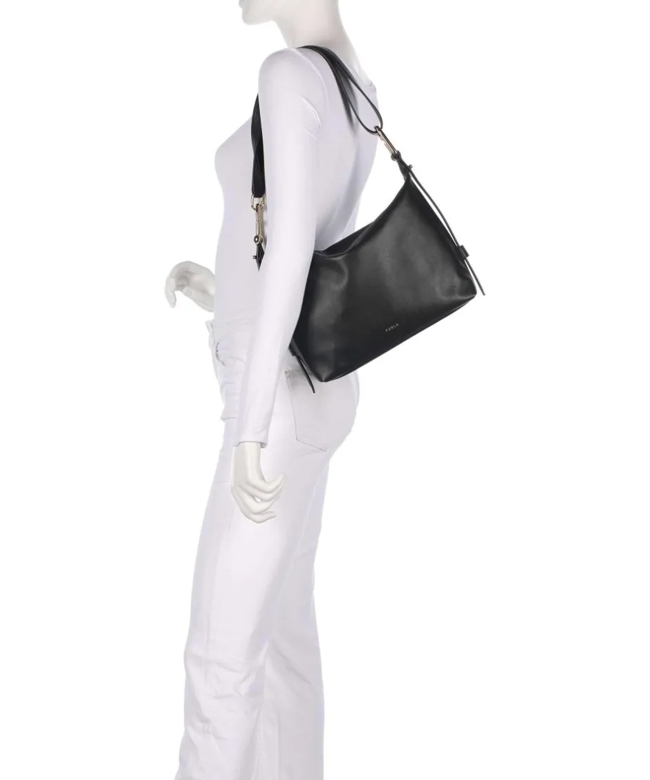Furla Shoulder Bags|Hobo Bags-Tonie M Hobo bag fine grain leather