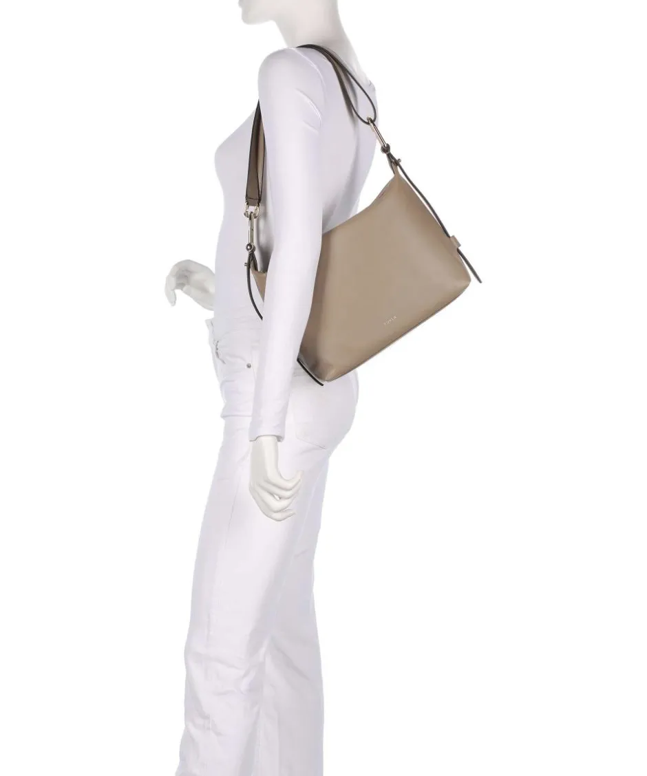 Furla Shoulder Bags|Hobo Bags-Tonie M Hobo bag fine grain leather