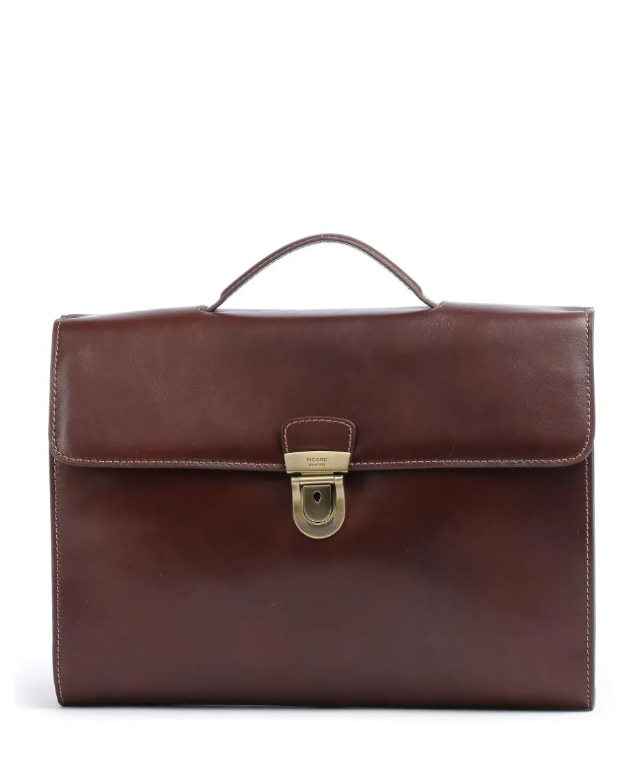 Picard Business- & Laptop Bags-Toscana Briefcase fine grain cow leather