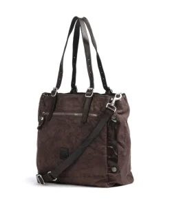 Campomaggi Tote Bags-Tote bag cotton, grained cow leather