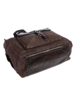 Campomaggi Tote Bags-Tote bag cotton, grained cow leather