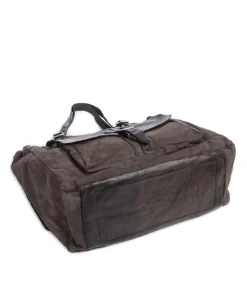 Campomaggi Tote Bags-Tote bag cotton, grained cow leather