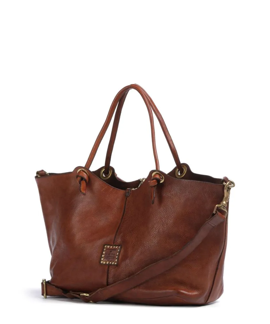 Campomaggi Tote Bags-Tote bag fine grain cow leather