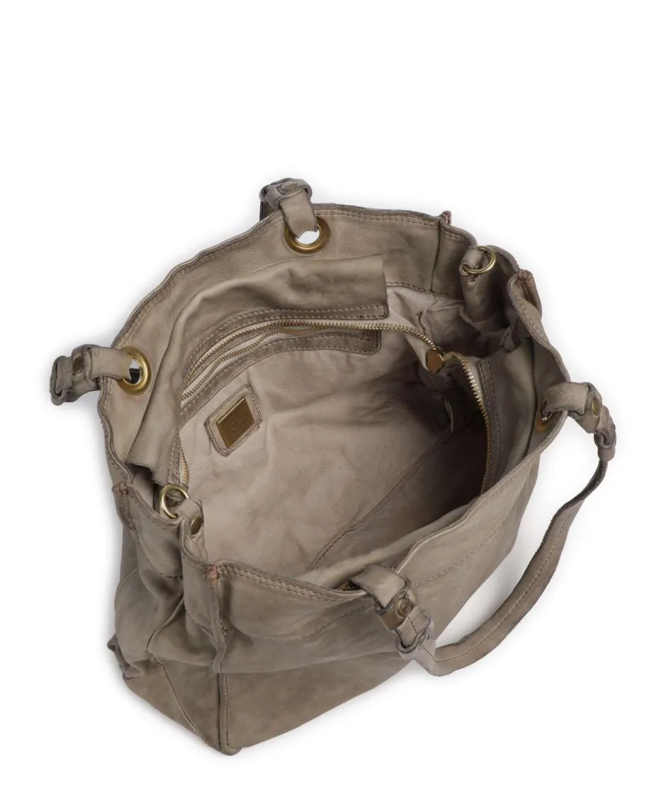 Campomaggi Tote Bags-Tote bag fine grain cow leather