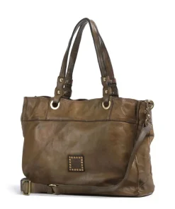 Campomaggi Tote Bags-Tote bag fine grain cow leather