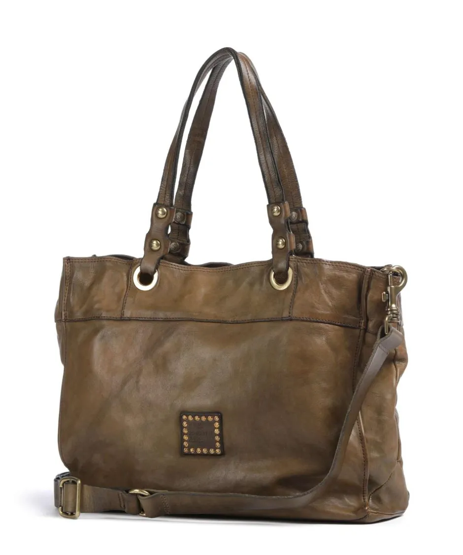 Campomaggi Tote Bags-Tote bag fine grain cow leather