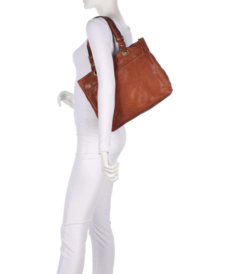 Campomaggi Tote Bags-Tote bag fine grain cow leather