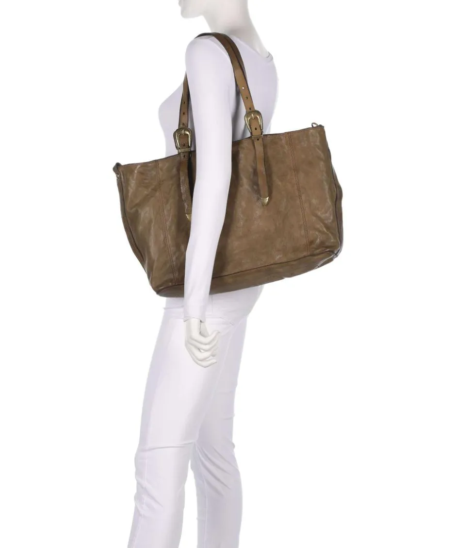 Campomaggi Tote Bags-Tote bag fine grain cow leather