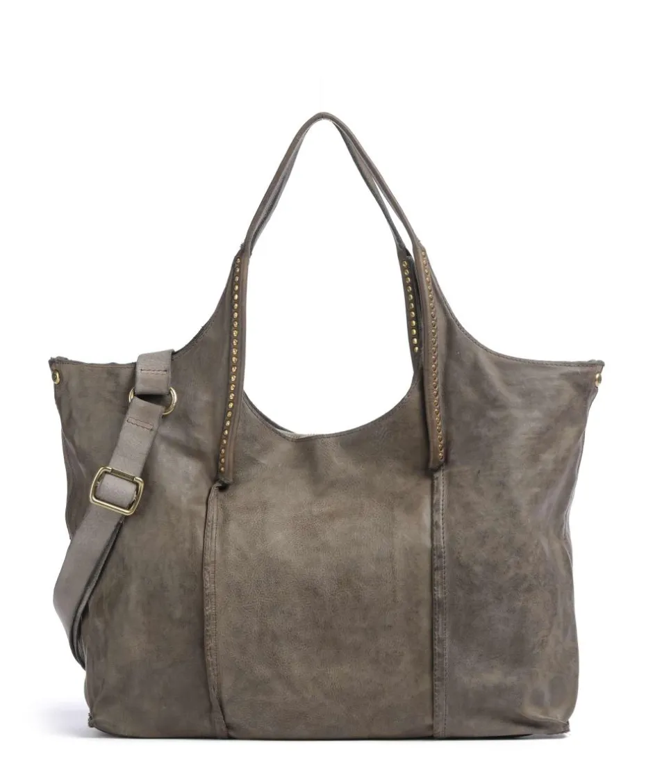 Campomaggi Tote Bags-Tote bag fine grain cow leather