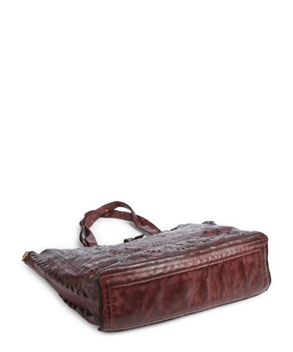 Campomaggi Tote Bags-Tote bag fine grain cow leather