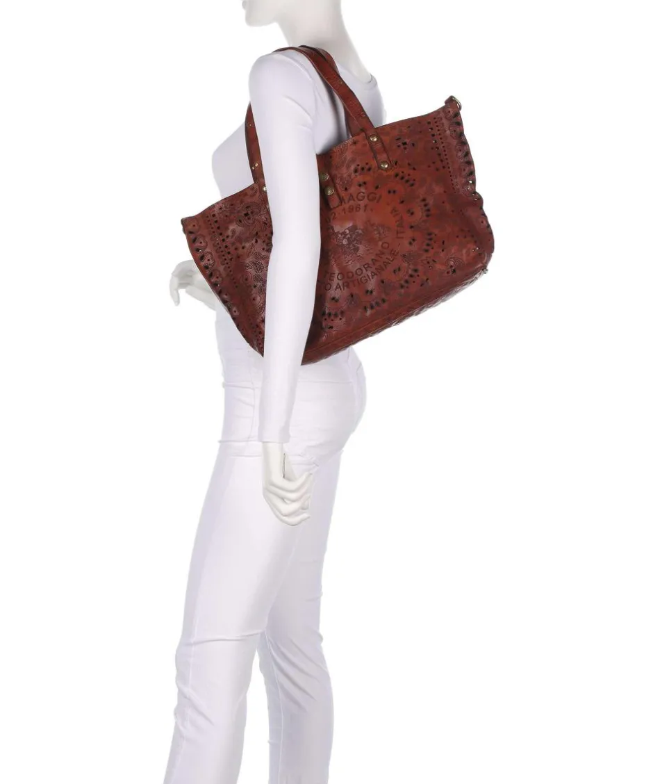 Campomaggi Tote Bags-Tote bag fine grain cow leather