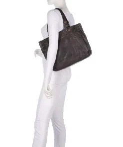 Campomaggi Tote Bags-Tote bag fine grain cow leather