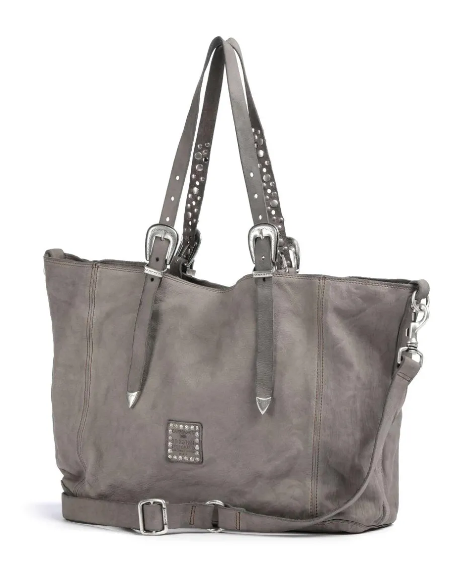 Campomaggi Tote Bags-Tote bag grained cow leather