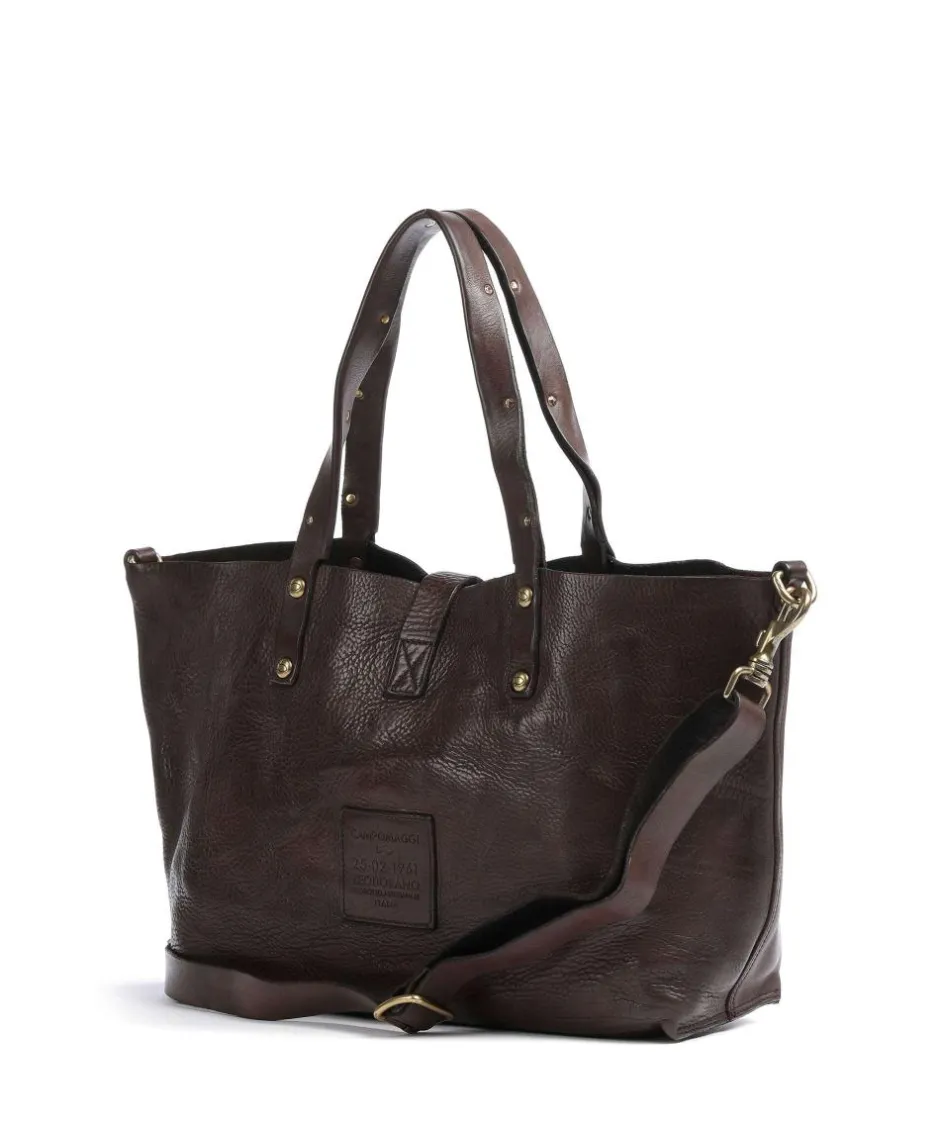 Campomaggi Tote Bags-Tote bag grained cow leather