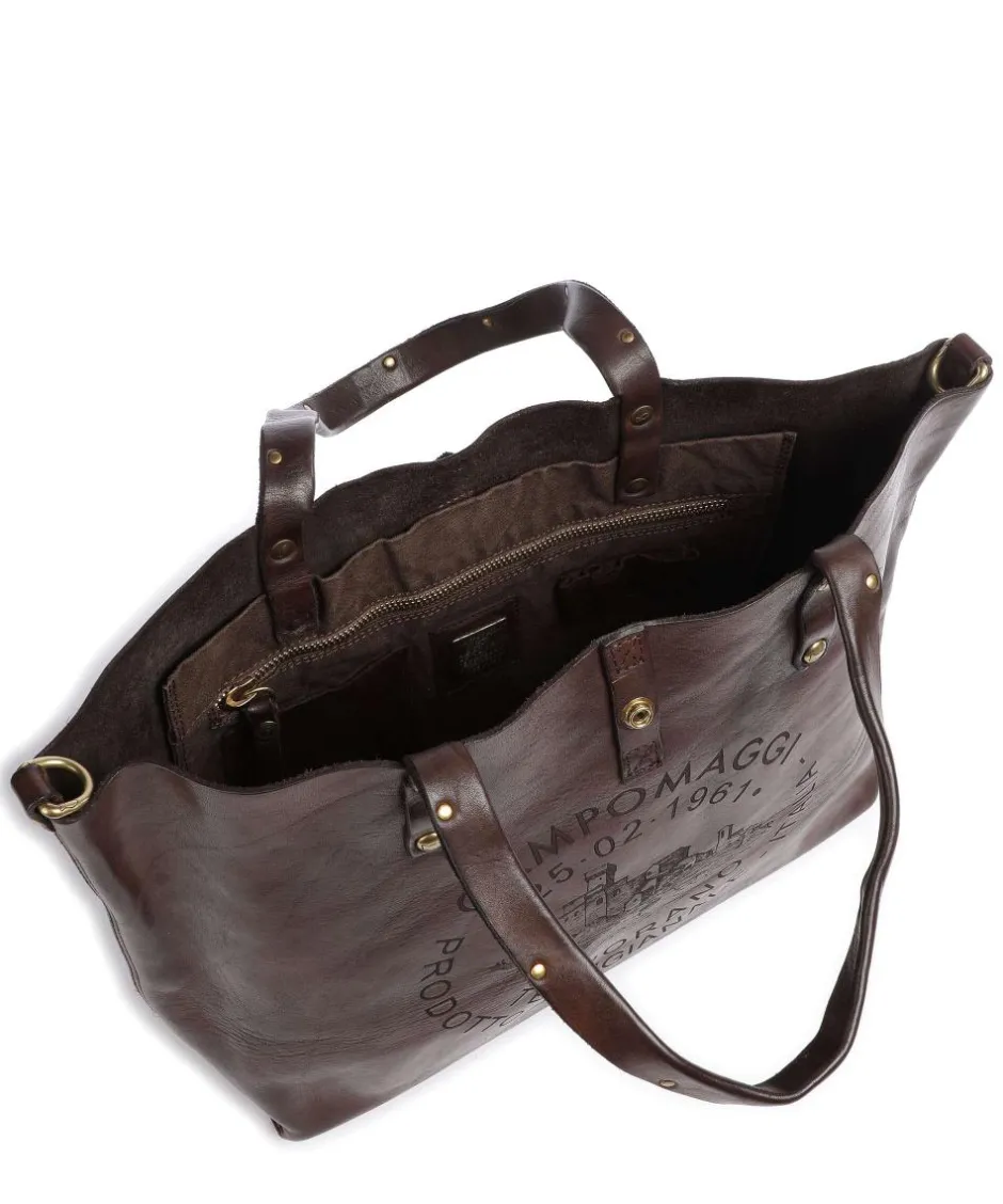 Campomaggi Tote Bags-Tote bag grained cow leather