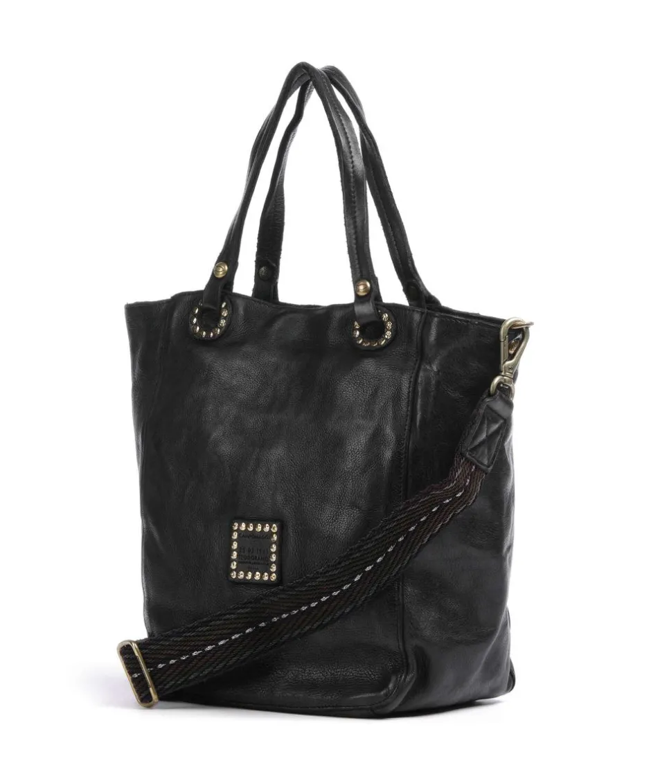 Campomaggi Tote Bags-Tote bag grained cow leather