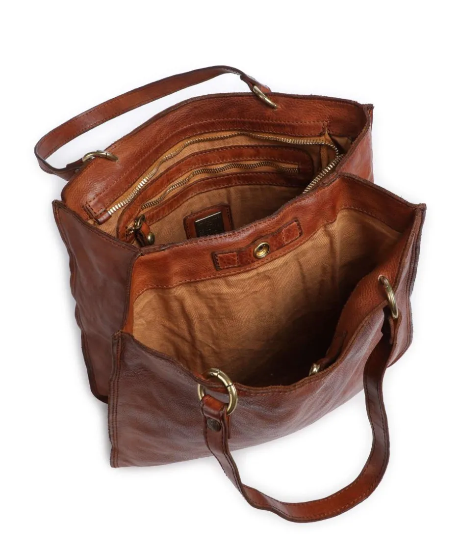 Campomaggi Tote Bags-Tote bag grained cow leather