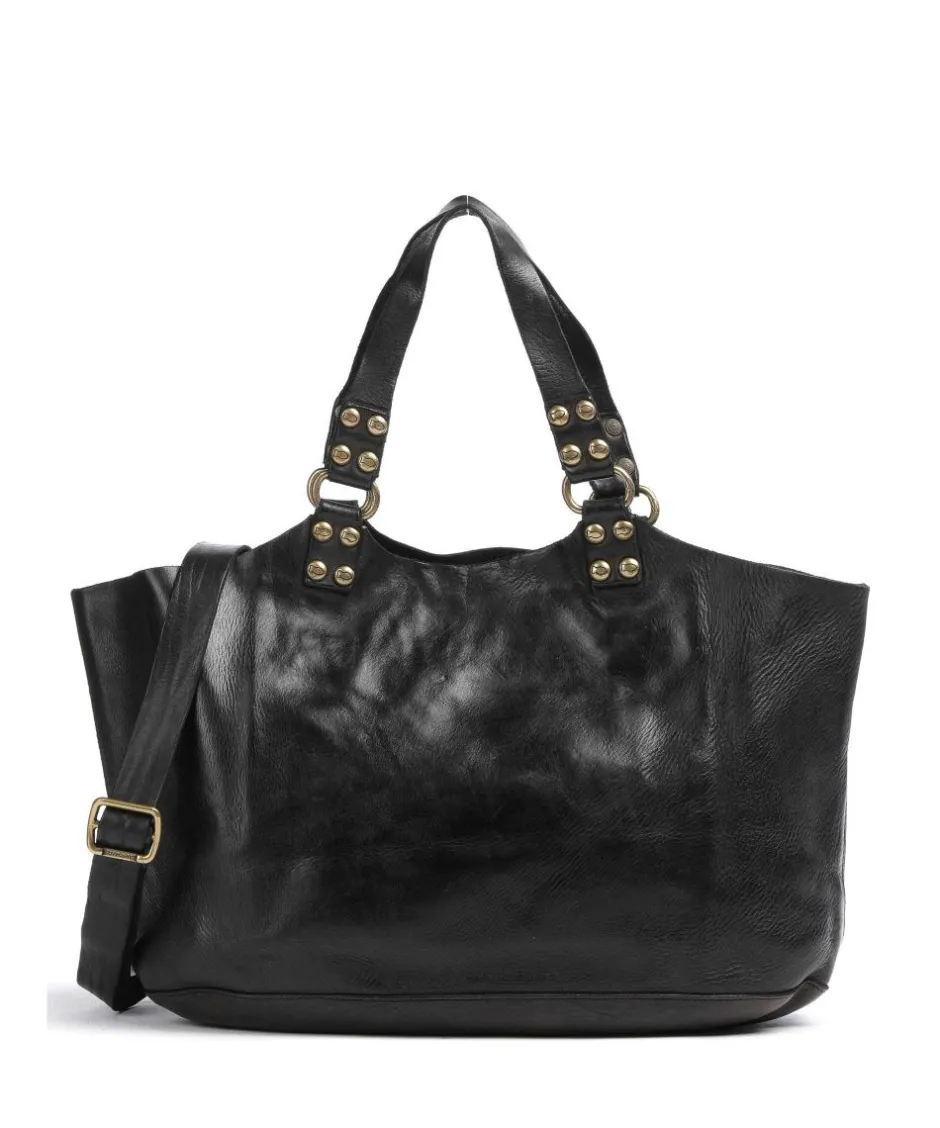 Campomaggi Tote Bags-Tote bag grained cow leather