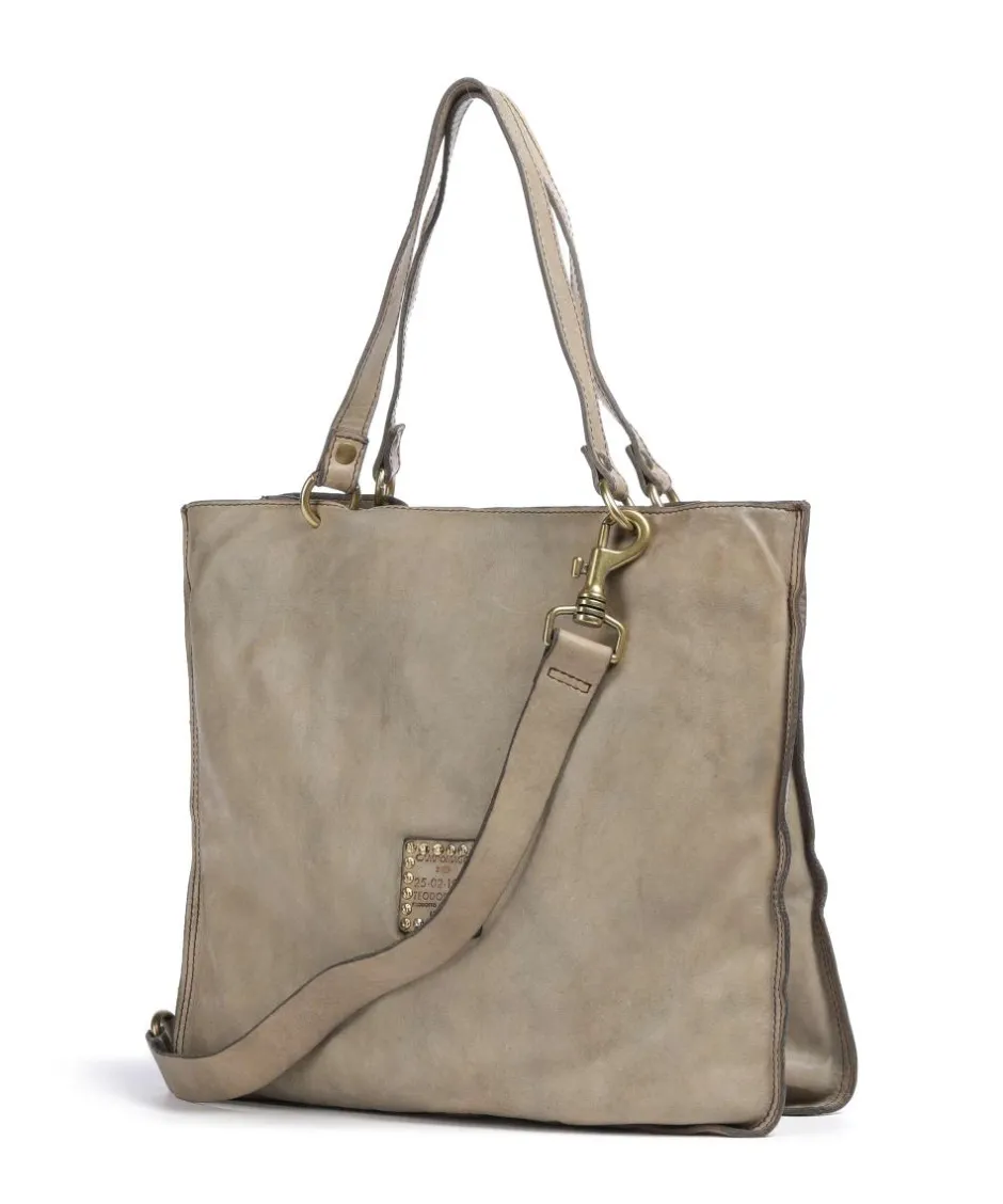 Campomaggi Tote Bags-Tote bag grained cow leather