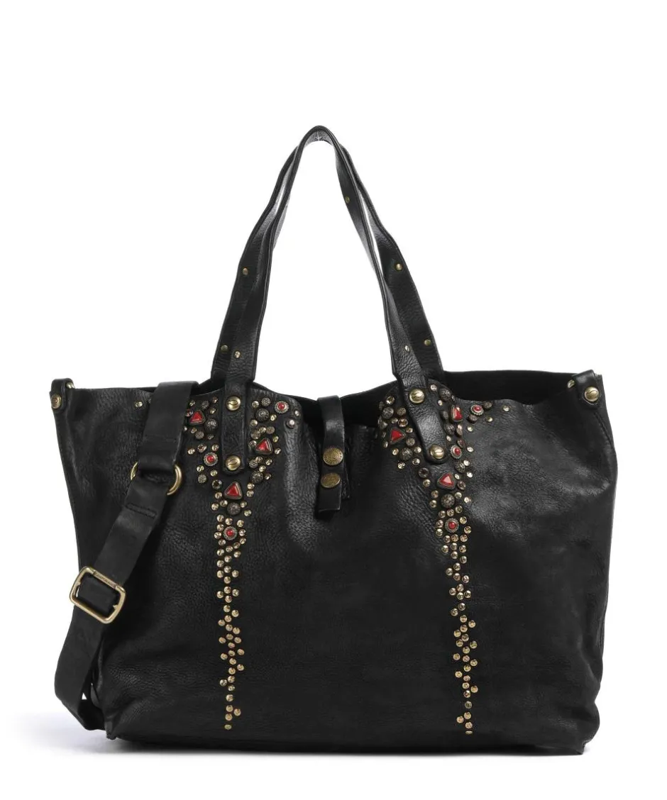Campomaggi Tote Bags-Tote bag grained cow leather