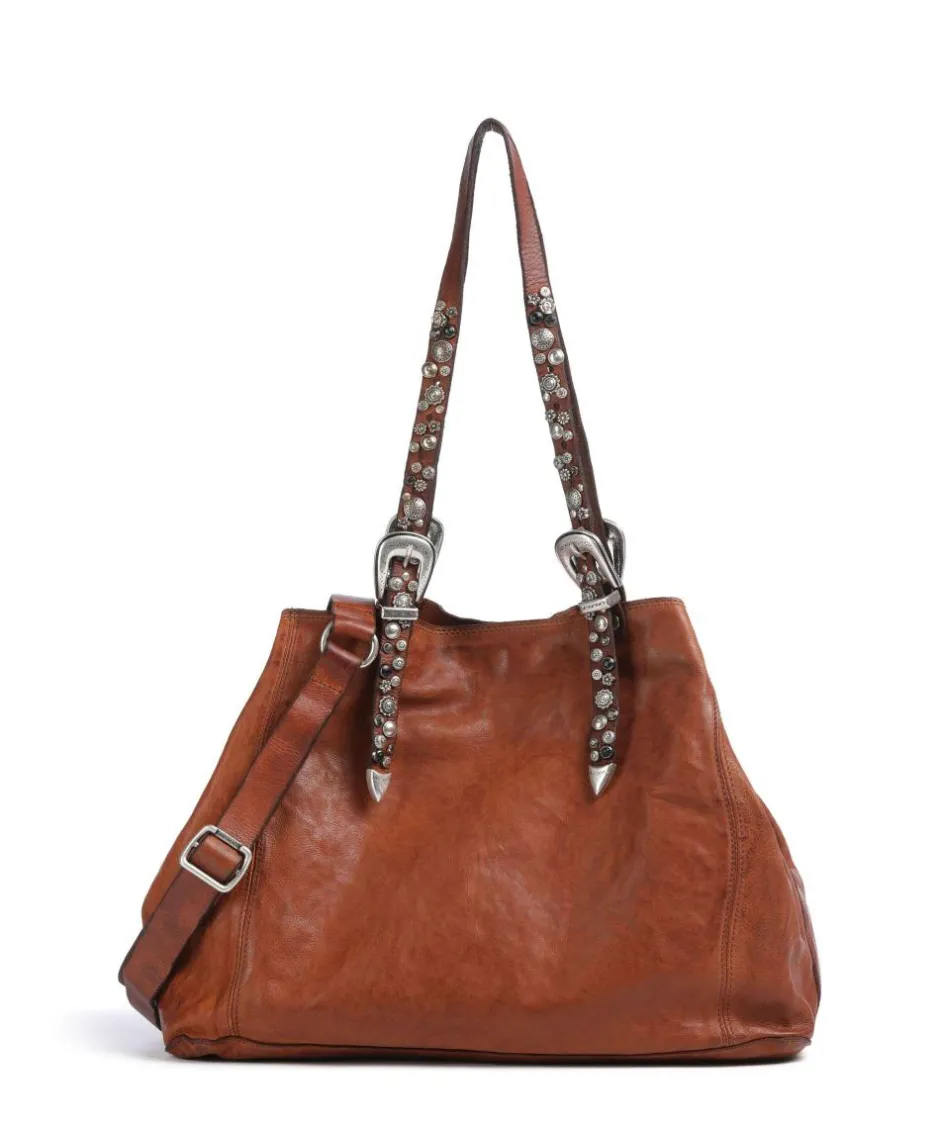 Campomaggi Tote Bags-Tote bag grained cow leather