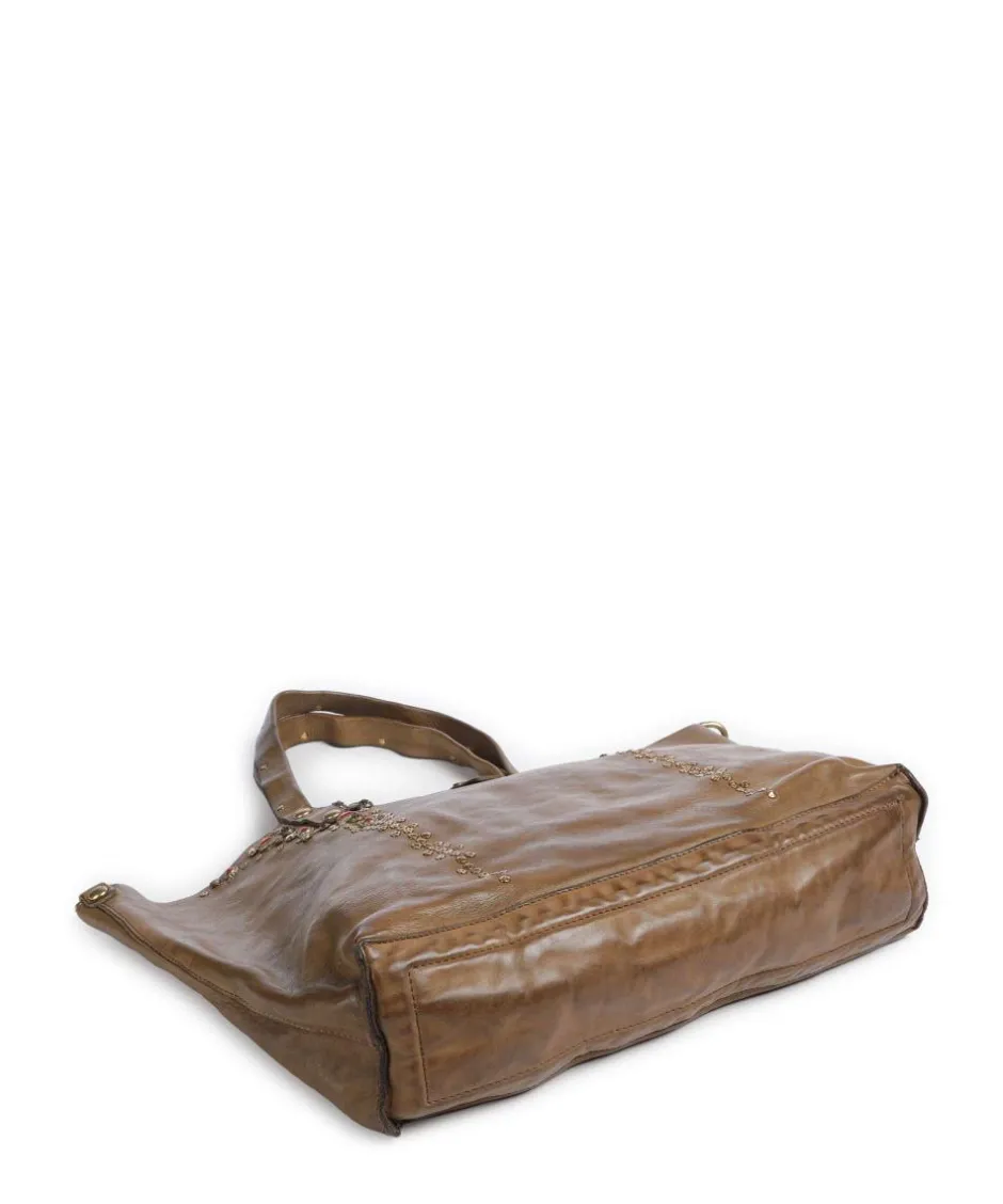 Campomaggi Tote Bags-Tote bag grained cow leather