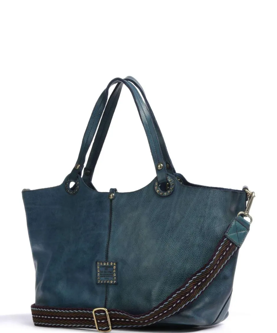 Campomaggi Tote Bags-Tote bag grained cow leather