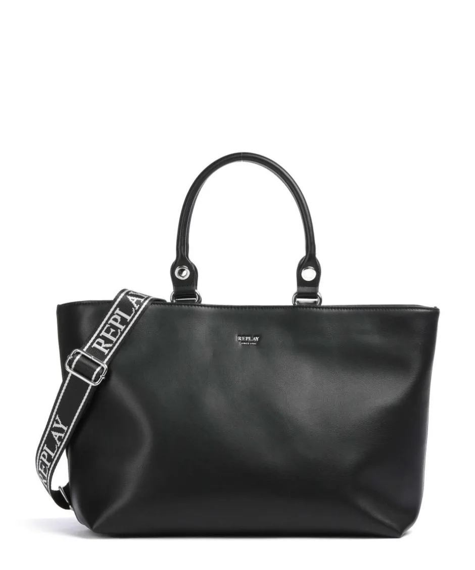 Replay Tote Bags-Tote bag imitation leather