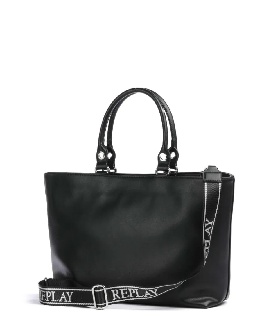 Replay Tote Bags-Tote bag imitation leather